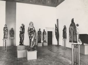 Le sculture lignee nell'allestimento degli anni Settanta