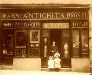 Il negozio Barsanti a via Sistina, 1905-06