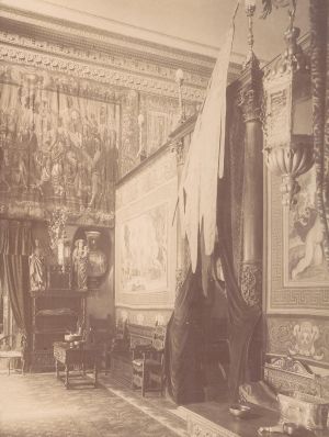 Una sala di Palazzo Mattei con la collezione Wurts