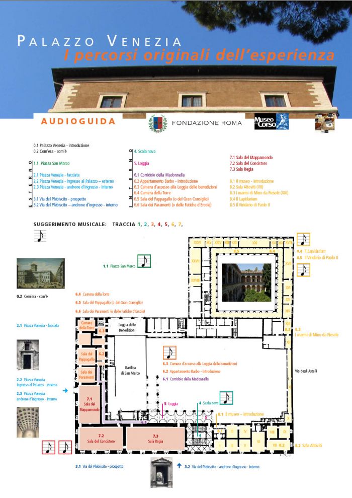 Mappa Museo Nazionale Del Palazzo Di Venezia Sito Ufficiale